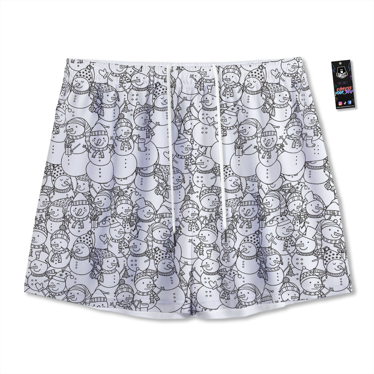 Shih Tzu Cute Print Pattern Mesh Shorts