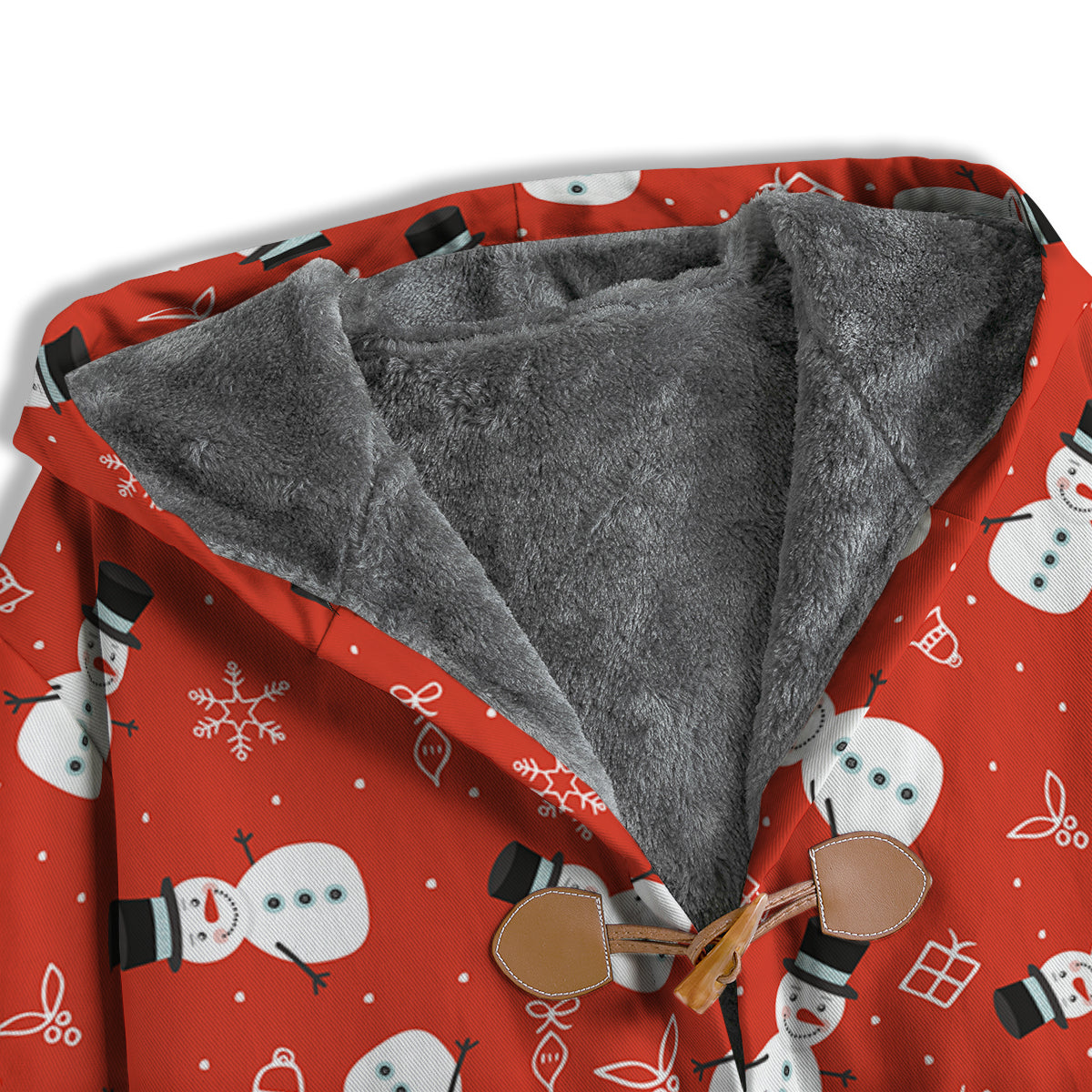 Snowman Xmas Print Pattern Men's Windbreaker Jacket-grizzshop