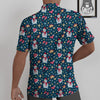 Snowman Christmas Print Pattern Untucked Shirts-grizzshop