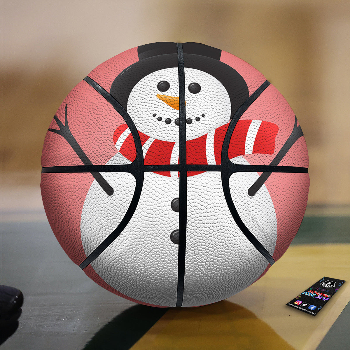 Star Halloween Print Pattern Basketball