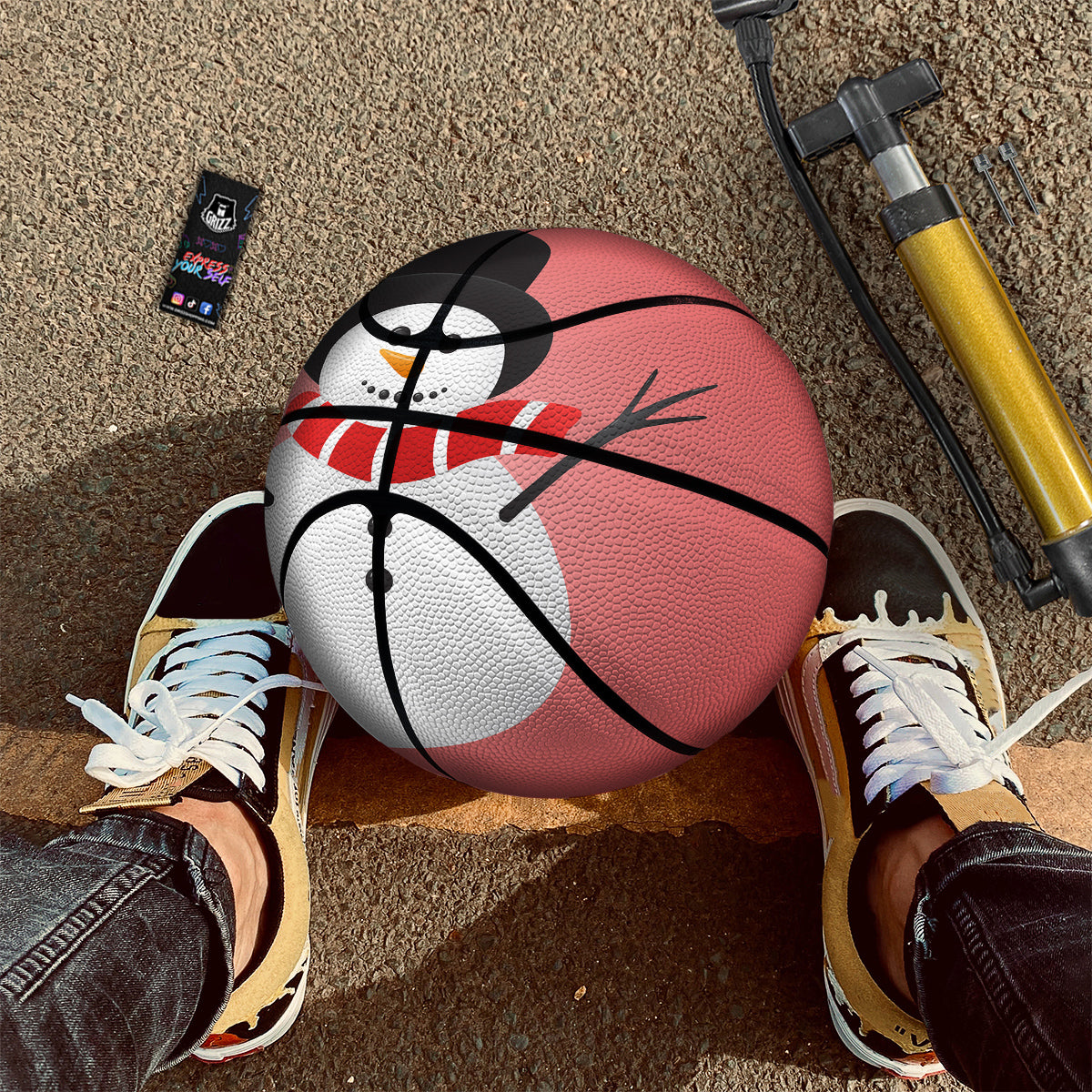Star Halloween Print Pattern Basketball