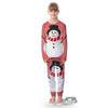 Snowman Cute Print Kid's Pajamas-grizzshop