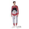 Snowman Cute Print Men's Jumpsuit-grizzshop