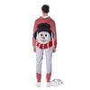 Snowman Cute Print Men's Jumpsuit-grizzshop