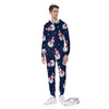 Snowman Print Pattern Men's Jumpsuit-grizzshop