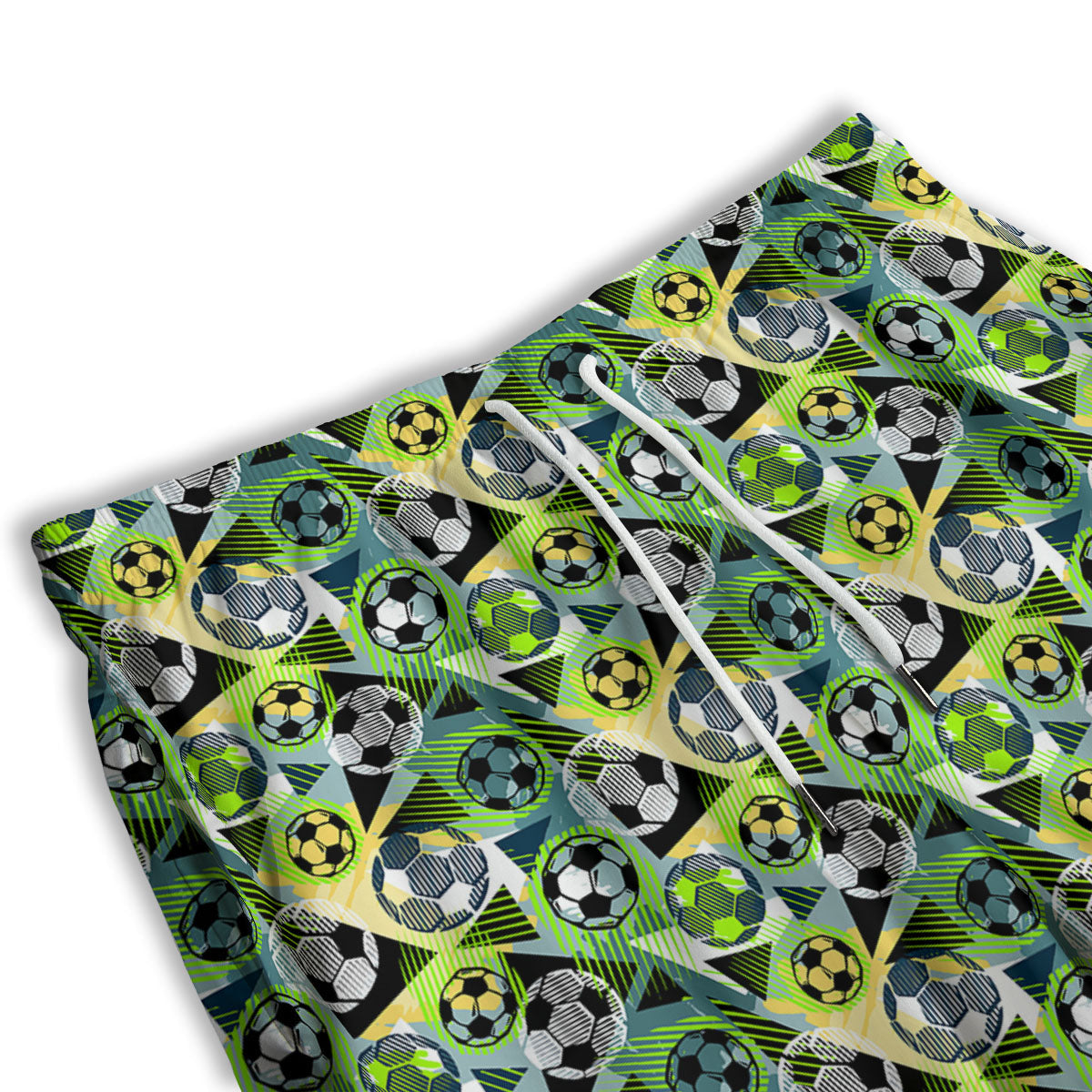 Star Mardi Gras Print Pattern Men's Athletic Shorts