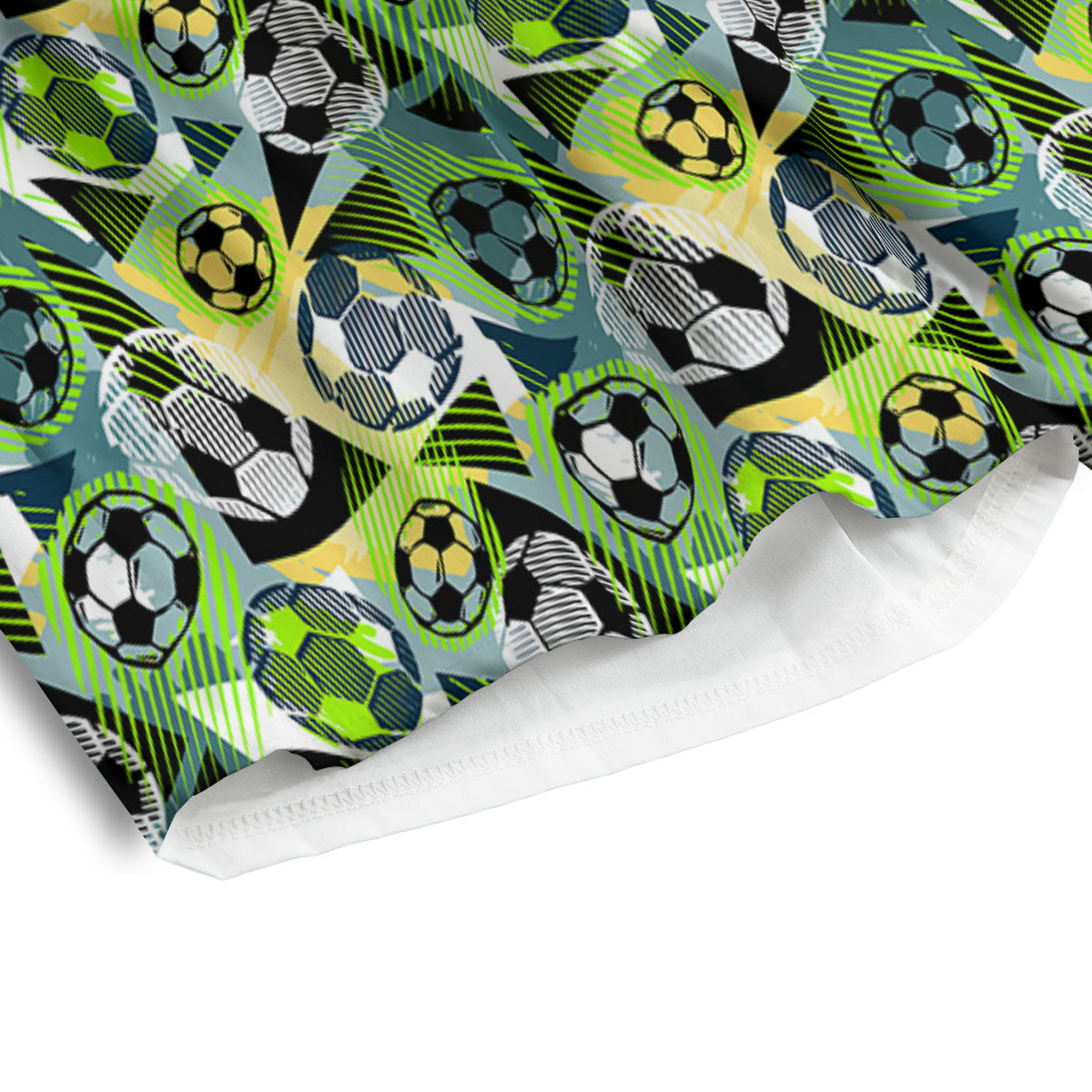 Star Mardi Gras Print Pattern Men's Athletic Shorts