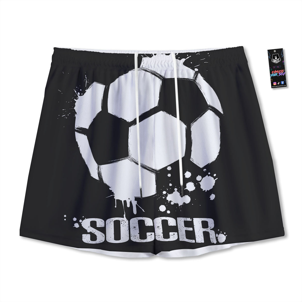 Siberian Husky Cute Print Pattern Mesh Shorts