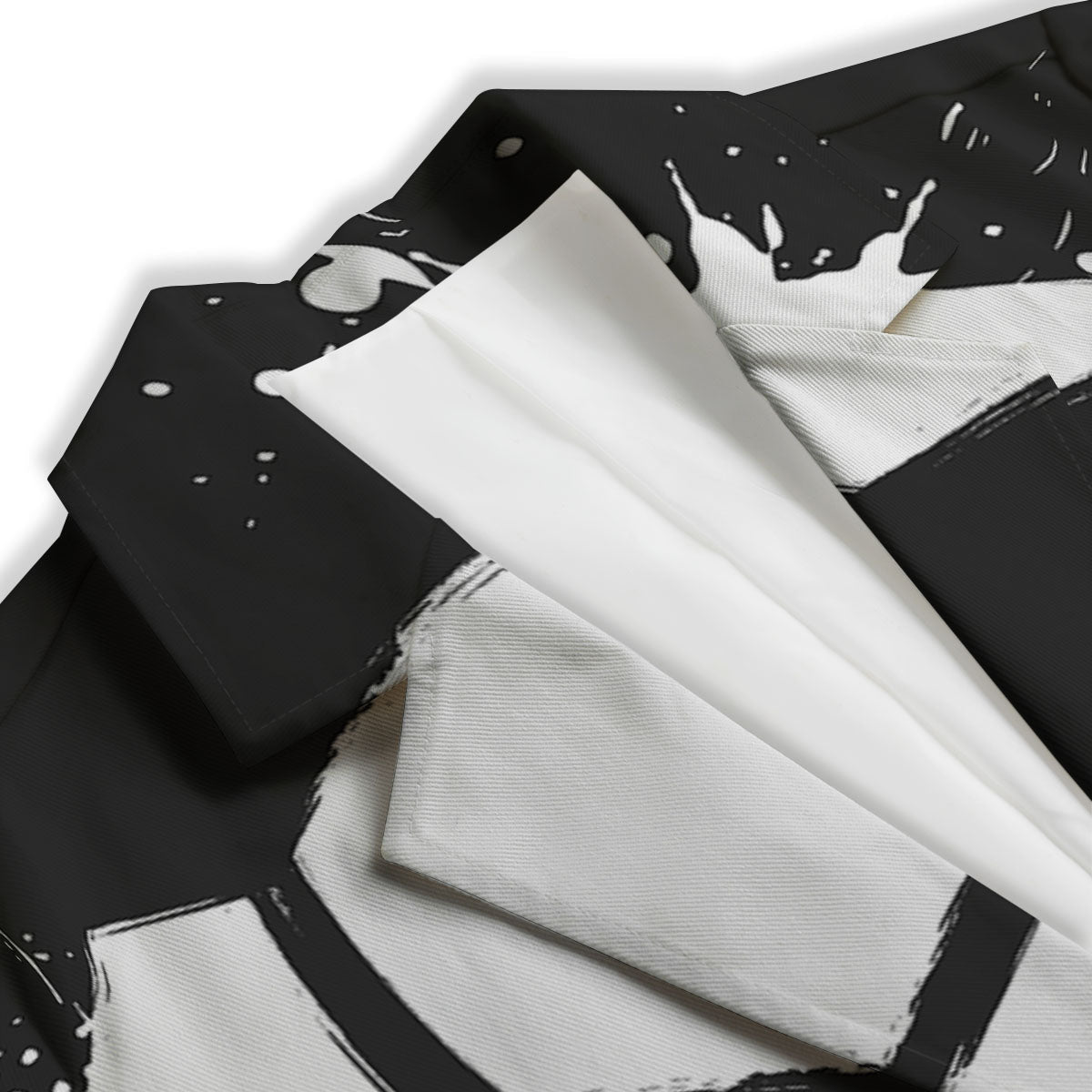 Soccer Ball White And Black Print Women's Blazer-grizzshop