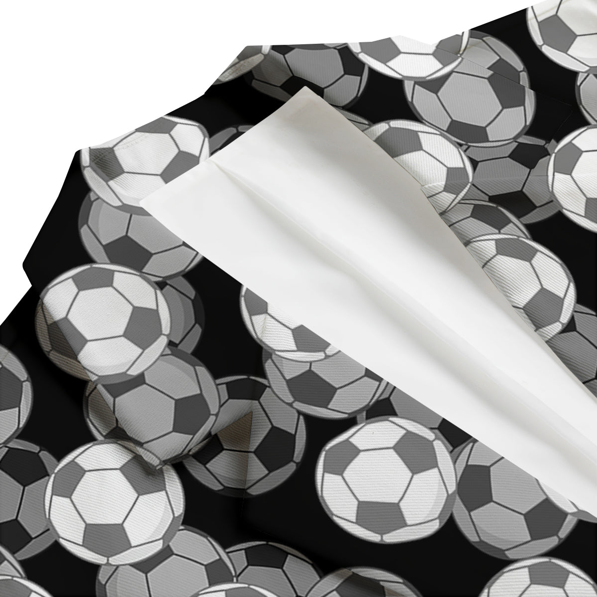 Soccer Pattern Print Men's Blazer-grizzshop