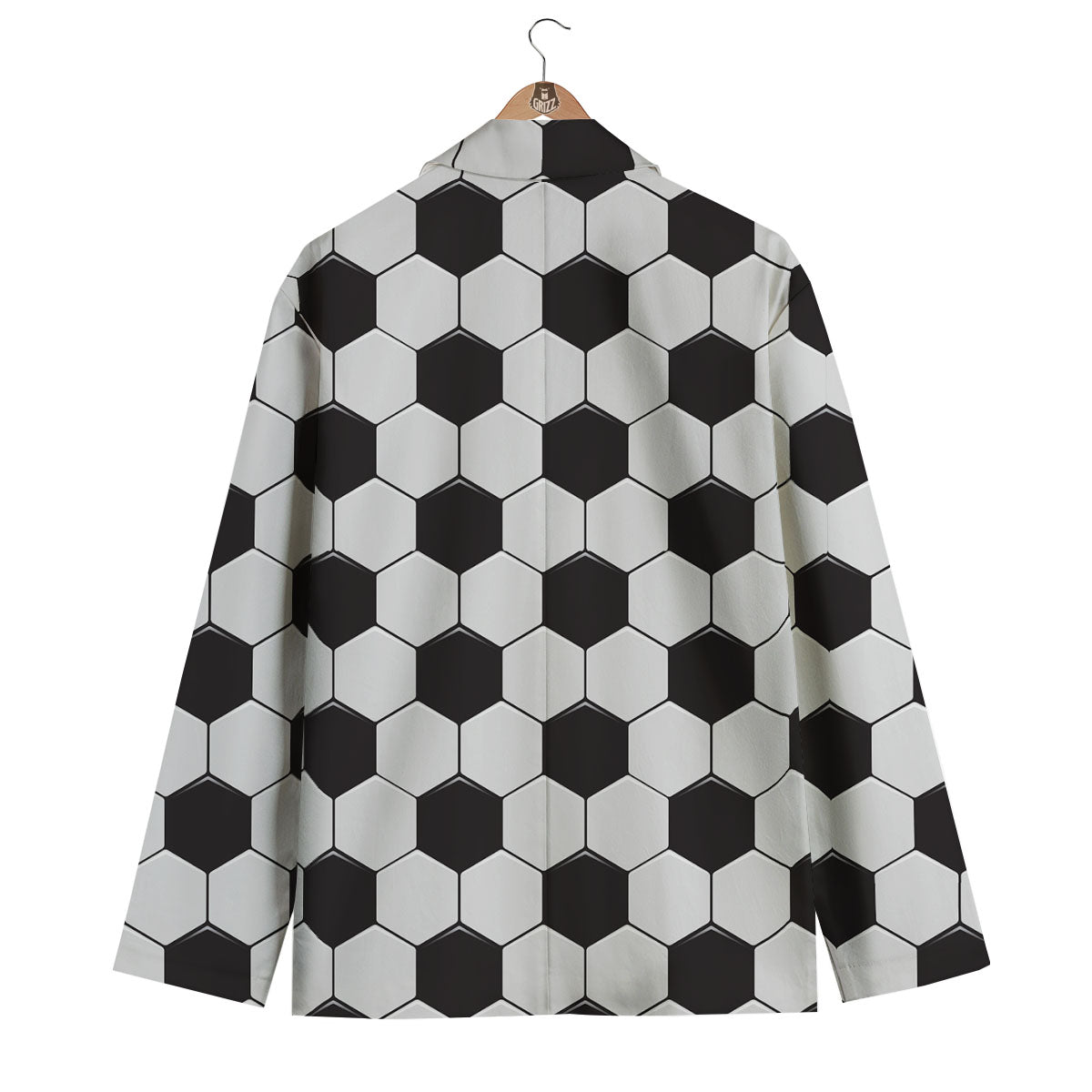 Soccer Print Pattern Men's Blazer-grizzshop