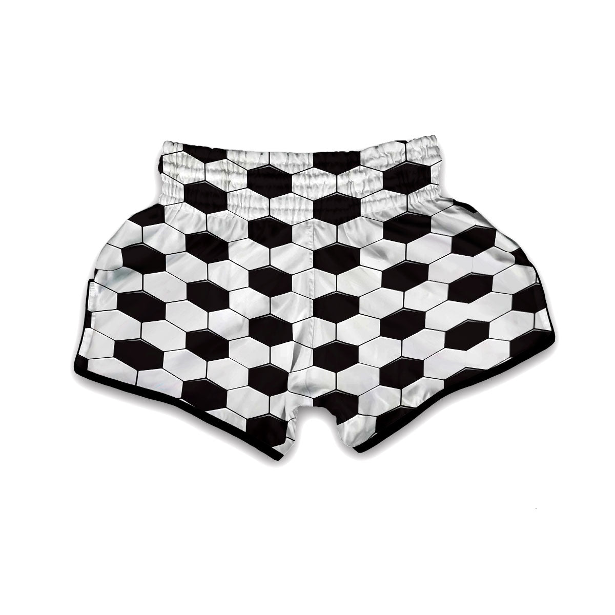 Soccer Print Pattern Muay Thai Boxing Shorts-grizzshop