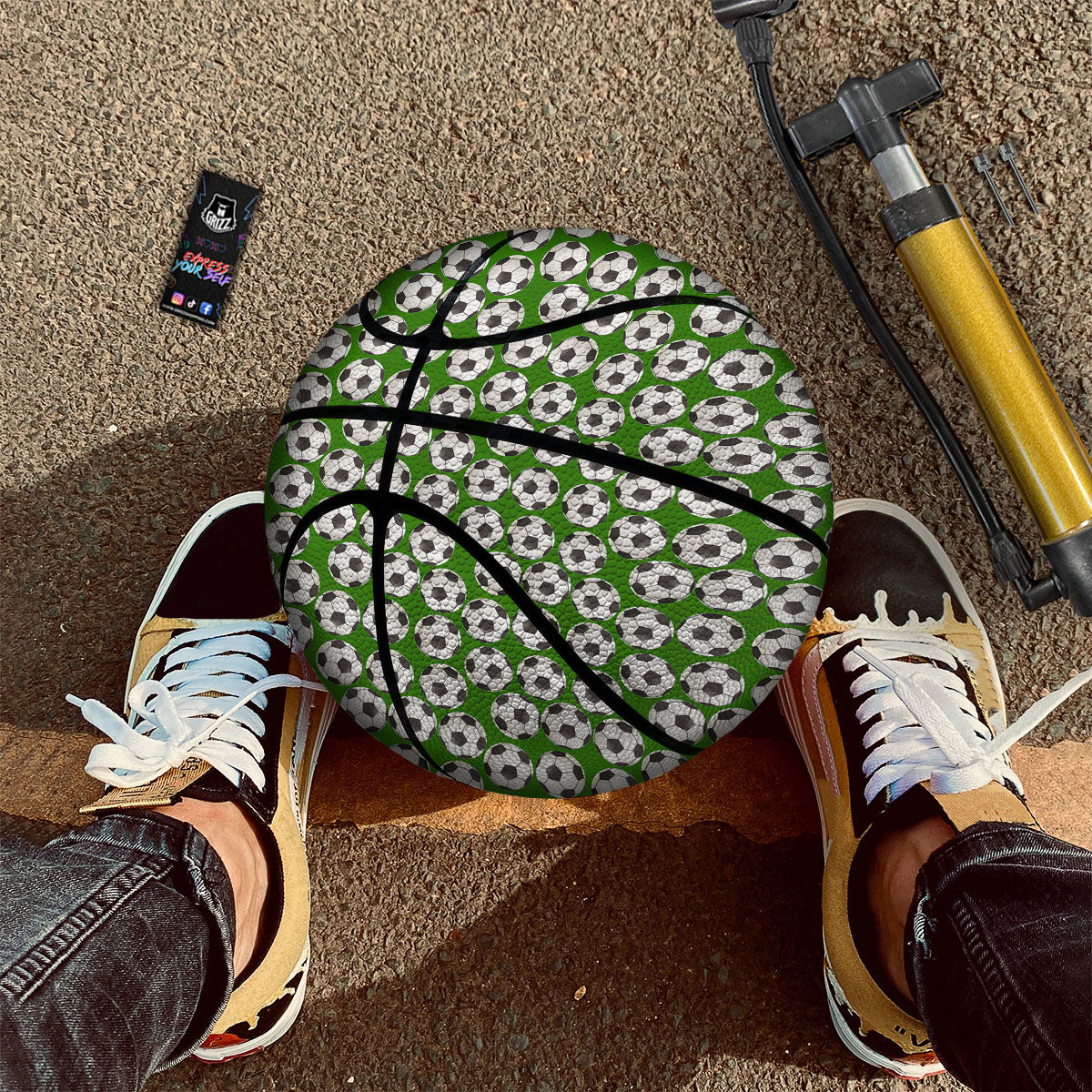 Star Lights Print Pattern Basketball