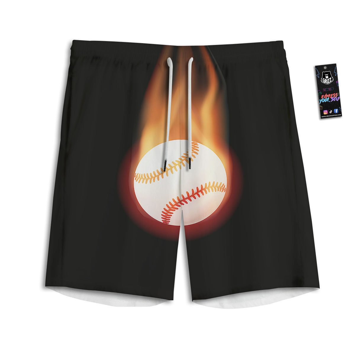 Stars And Moon Phase Print Pattern Men's Athletic Shorts