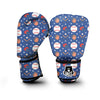 Softball Print Pattern Boxing Gloves-grizzshop