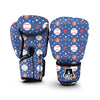 Softball Print Pattern Boxing Gloves-grizzshop