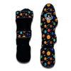 Solar System And Cute Planet Print Pattern Muay Thai Shin Guards-grizzshop