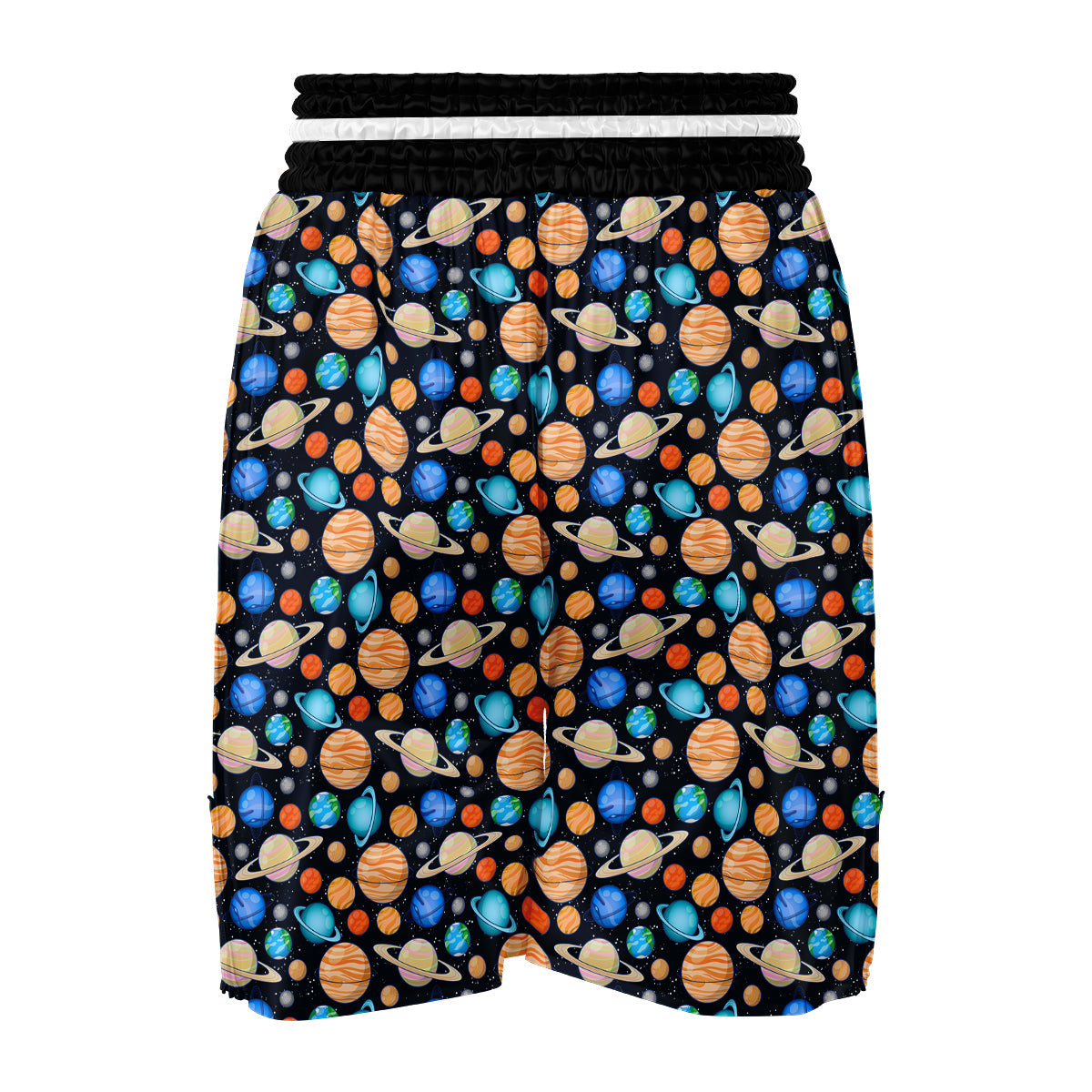 Solar System And Planet Print Pattern Boxing Shorts-grizzshop