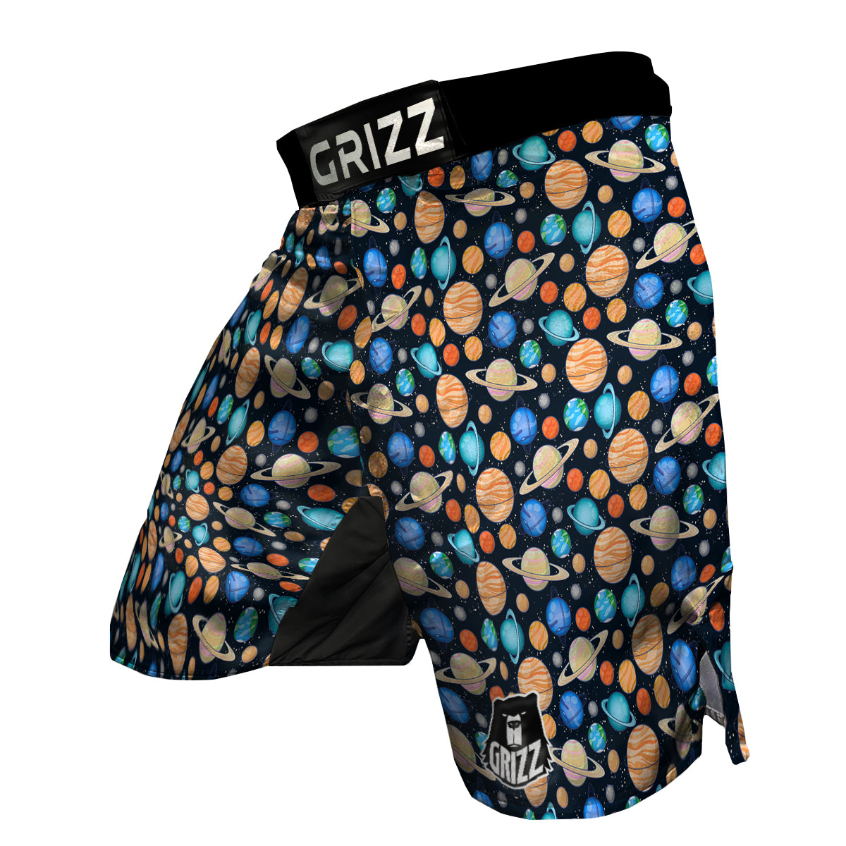 Solar System And Planet Print Pattern MMA Shorts-grizzshop