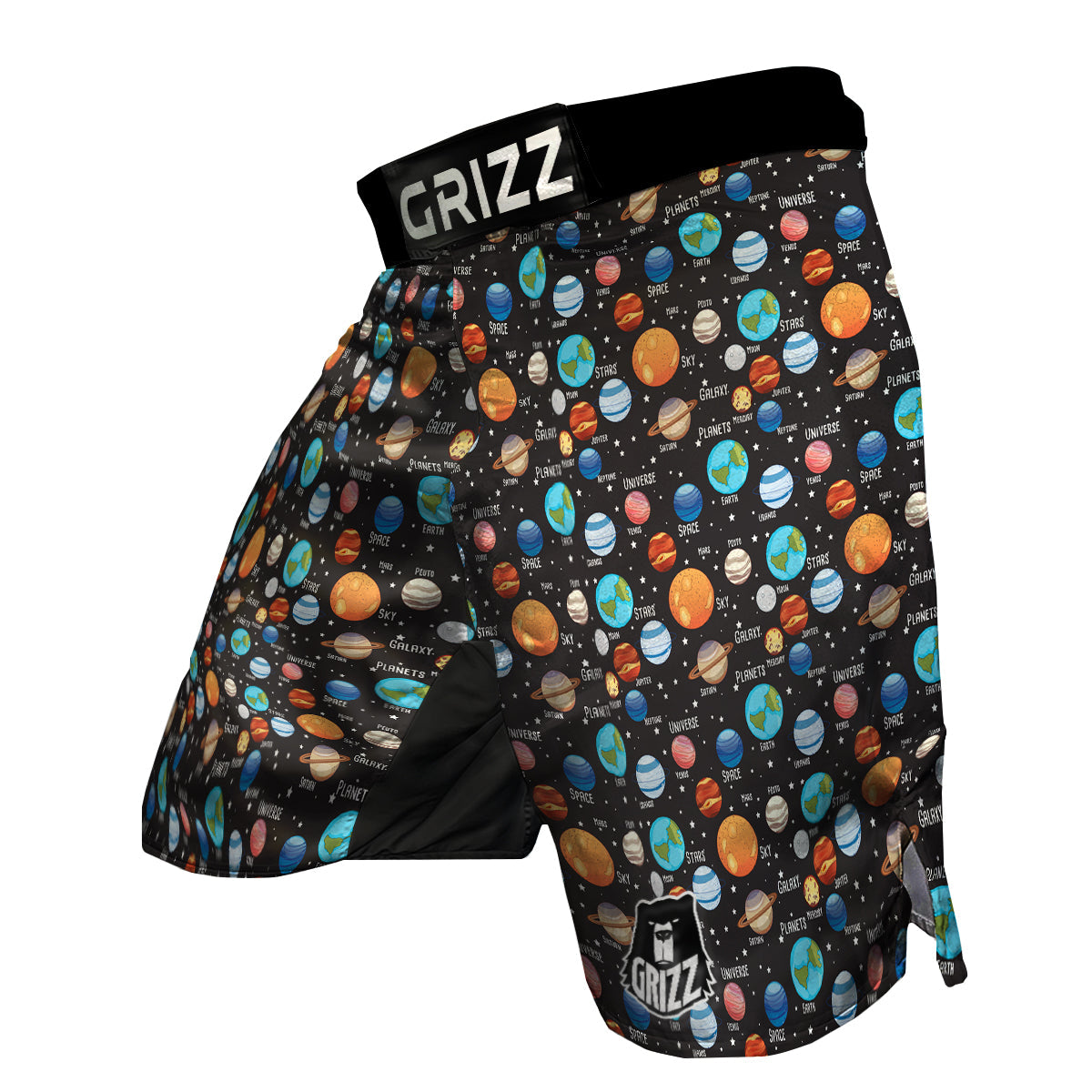 Solar System Print Pattern MMA Shorts-grizzshop