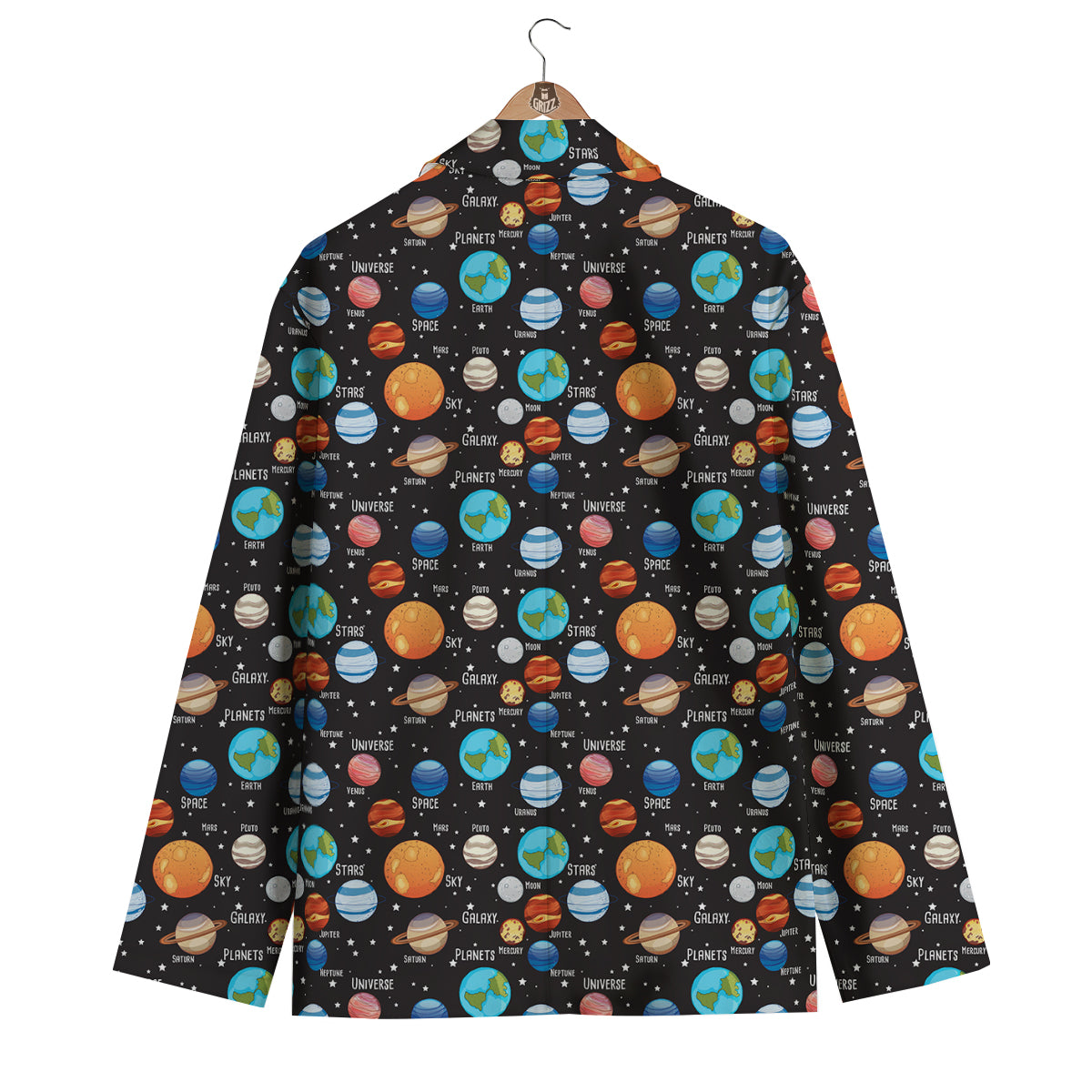 Solar System Print Pattern Men's Blazer-grizzshop