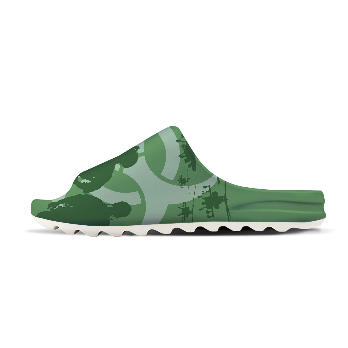 Soldiers And Biohazard Print Sandals-grizzshop