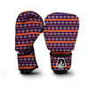 Southwest Orange And Purple Print Pattern Boxing Gloves-grizzshop