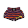 Southwest Orange And Purple Print Pattern Muay Thai Boxing Shorts-grizzshop