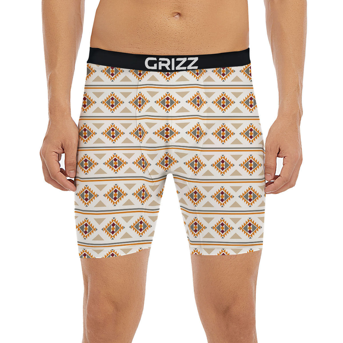 Southwestern Native Print Pattern Boxer Briefs-grizzshop