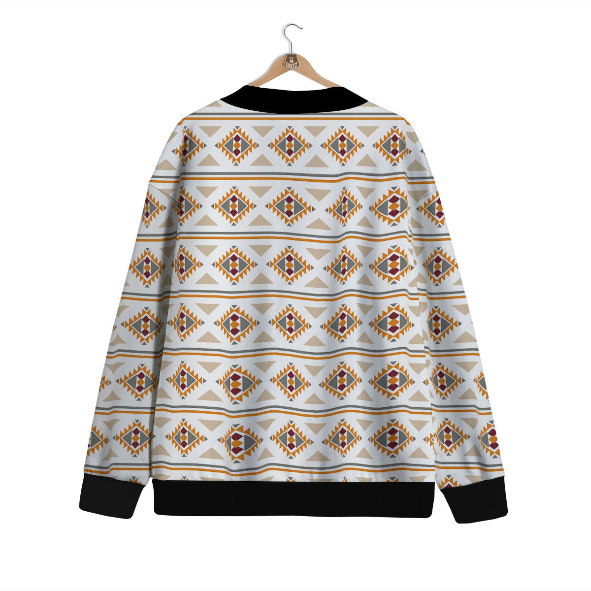 Southwestern Native Print Pattern Cardigan-grizzshop
