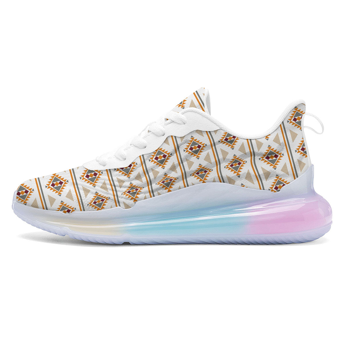 Southwestern Native Print Pattern Running Sneakers-grizzshop