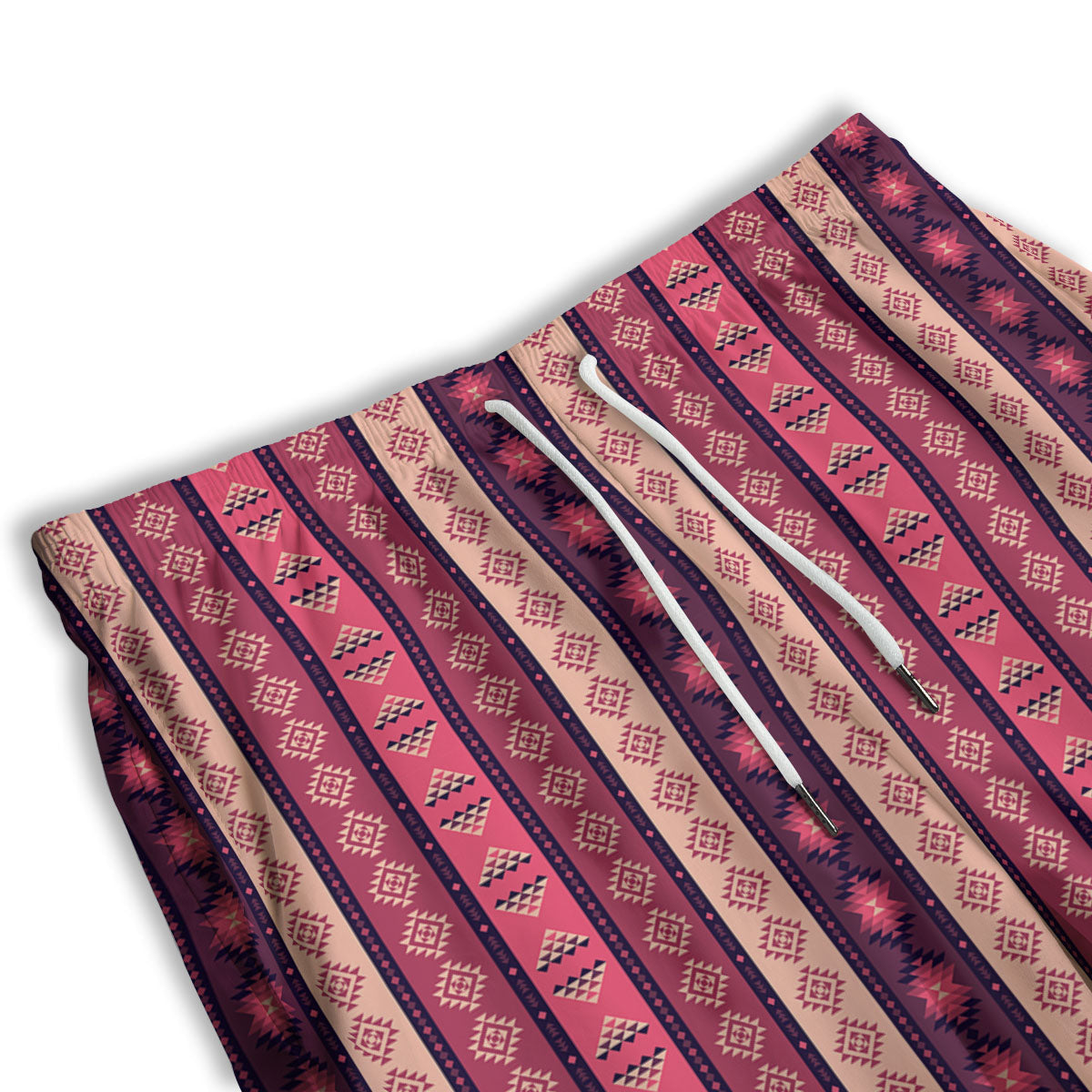 Southwestern Purple And Pink Print Pattern Men's Athletic Shorts