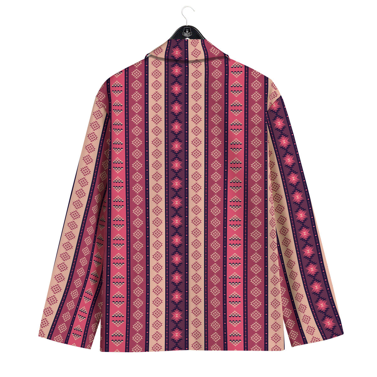 Southwestern Purple And Pink Print Pattern Men's Sport Coat-grizzshop