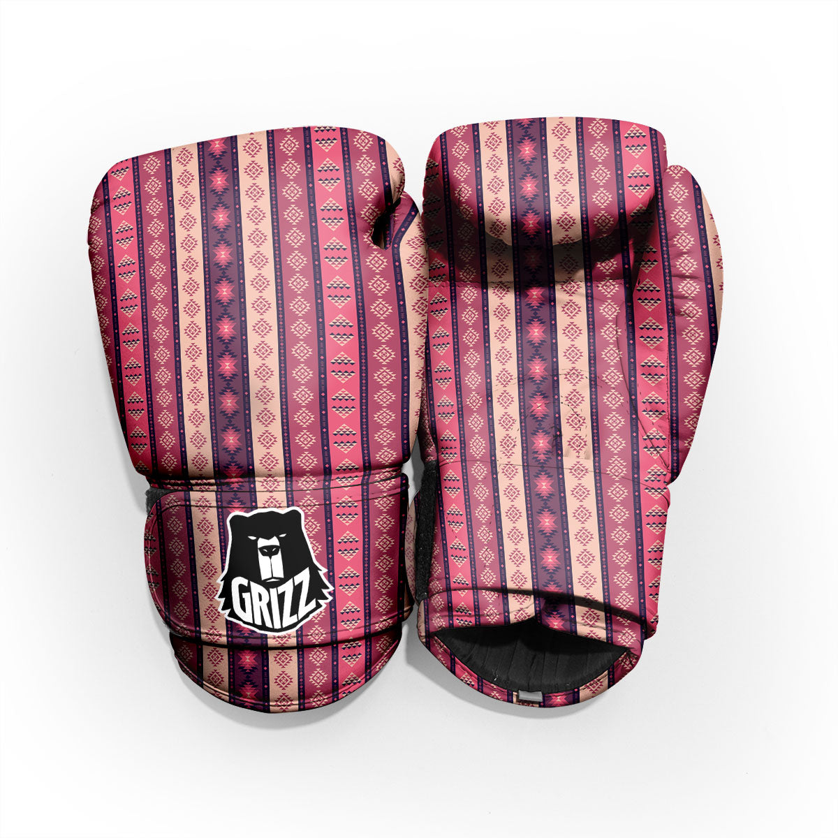 Southwestern Purple And Pink Print Pattern Pro Boxing Glove