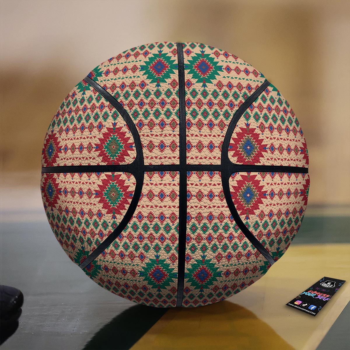Steampunk Brass Gears And Cogs Print Basketball