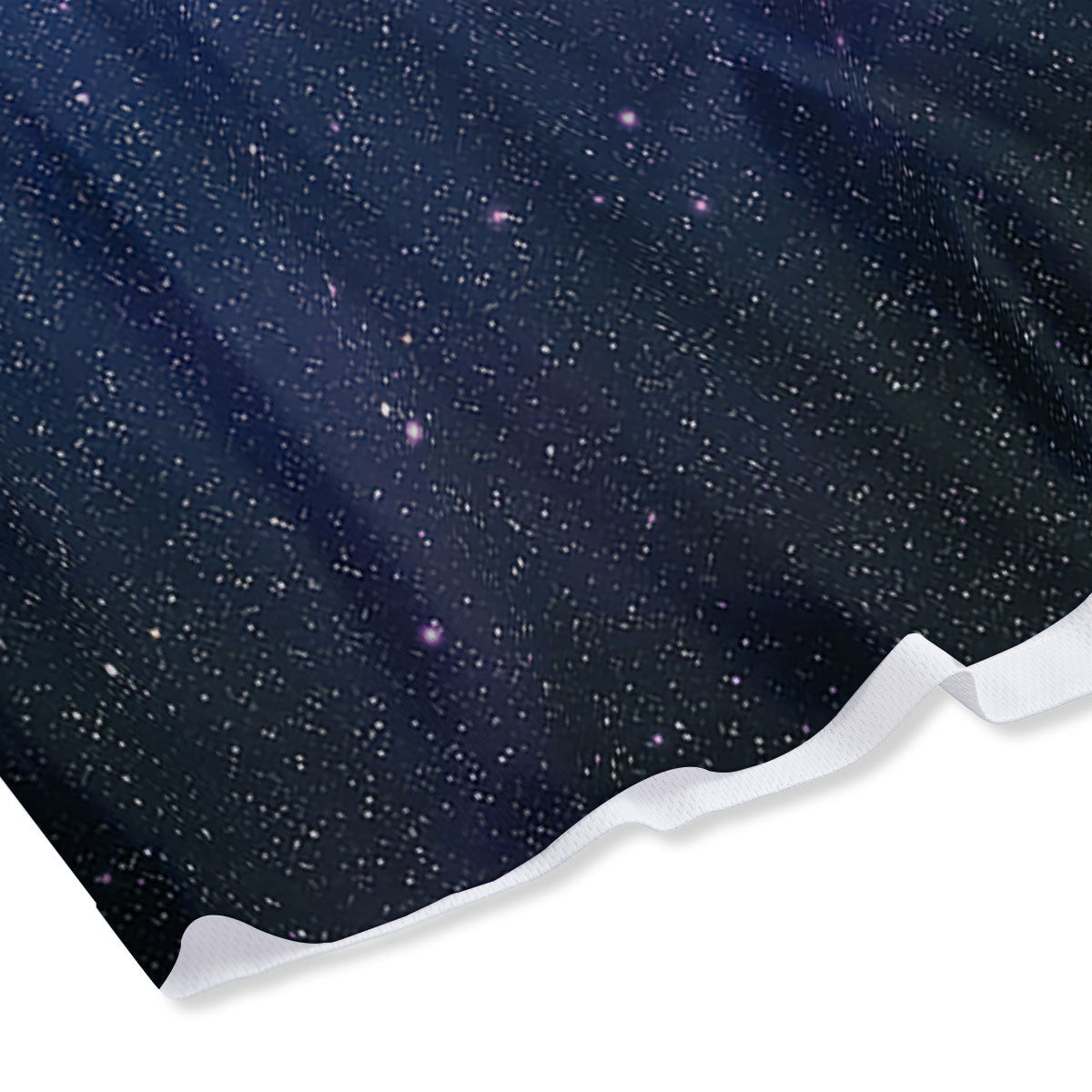 Space And Earth Print Mesh Shorts