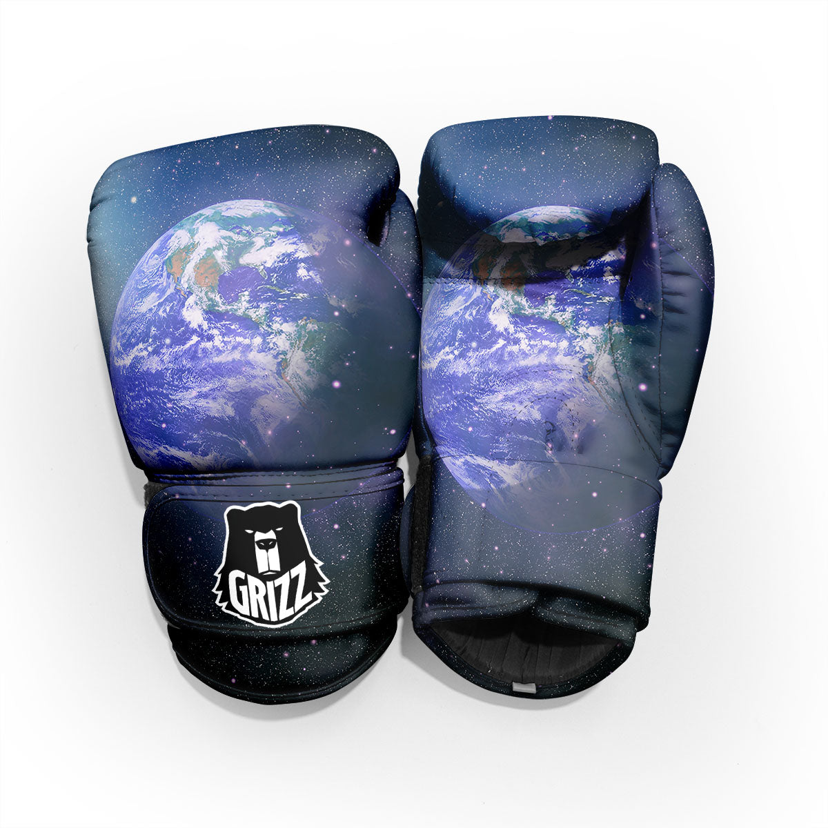 Space And Earth Print Pro Boxing Glove
