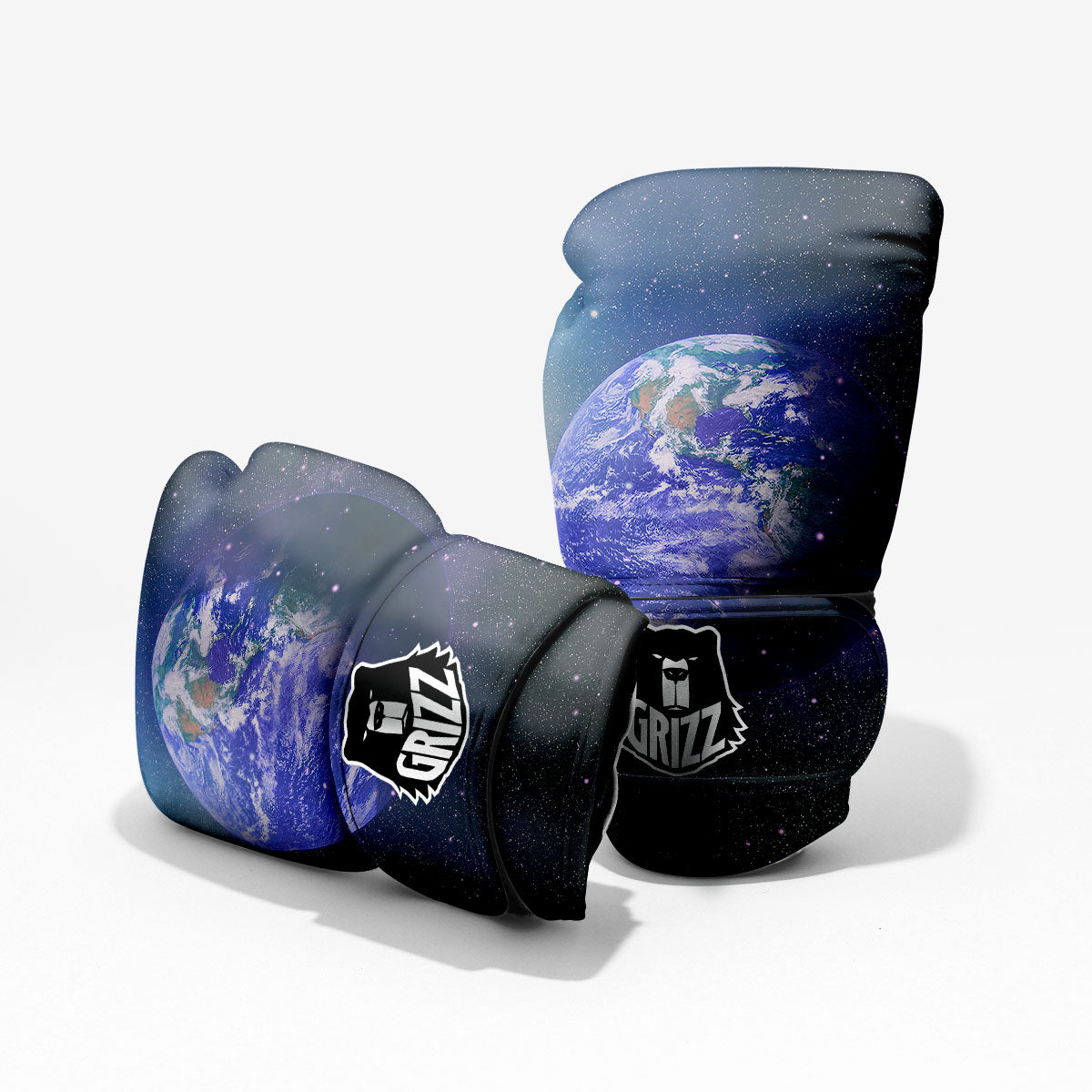 Space And Earth Print Pro Boxing Glove