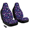 Space Astronaut 8 Bit Print Pattern Car Seat Covers-grizzshop