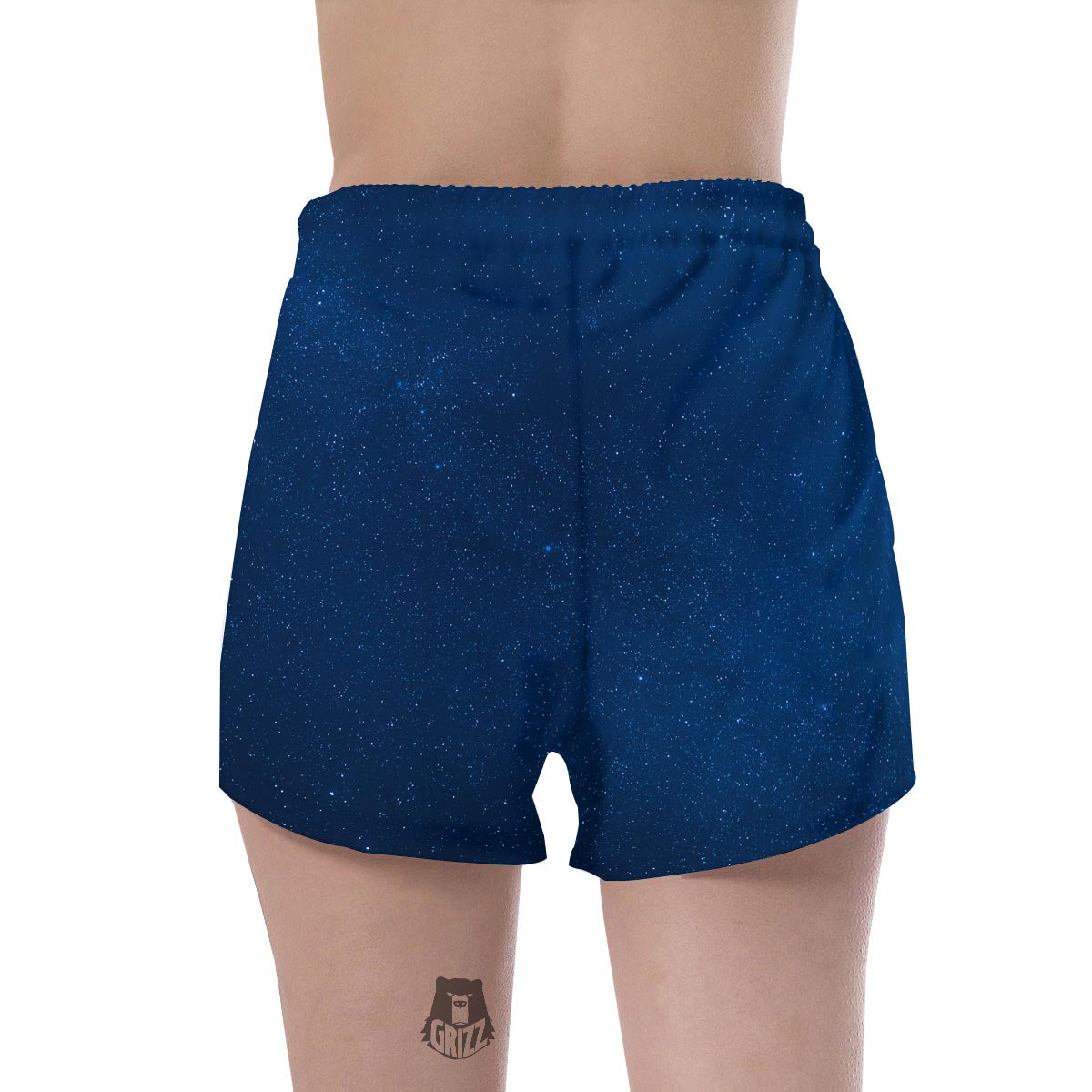 Space Blue Galaxy Women's Shorts-grizzshop