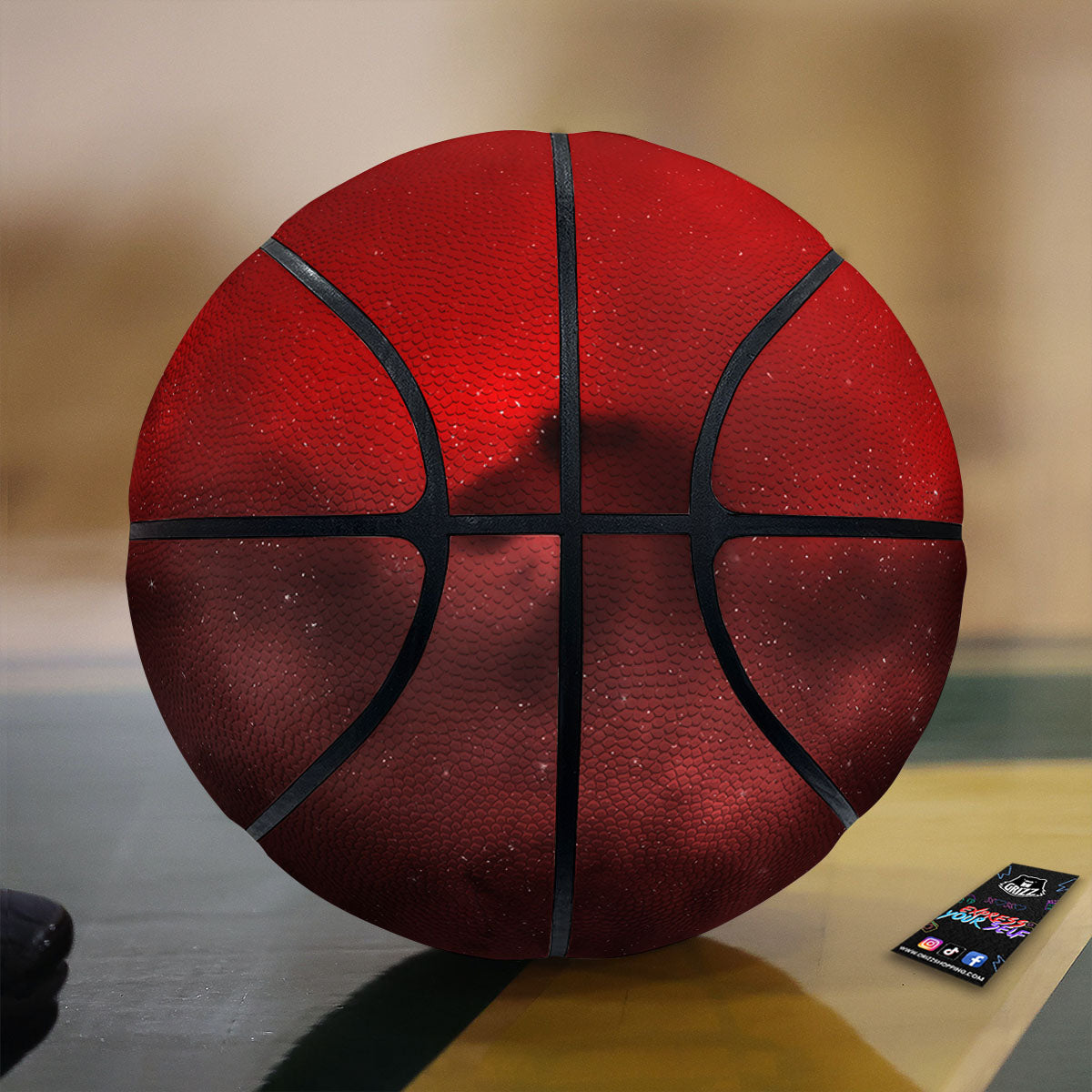 Steampunk Gears Print Pattern Basketball