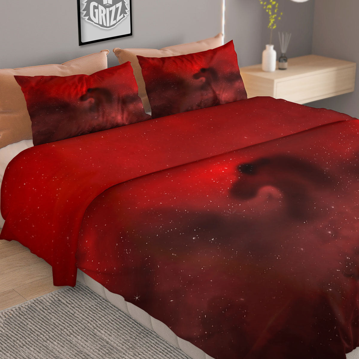 Steampunk Gears Print Pattern Duvet Cover Bedding Set