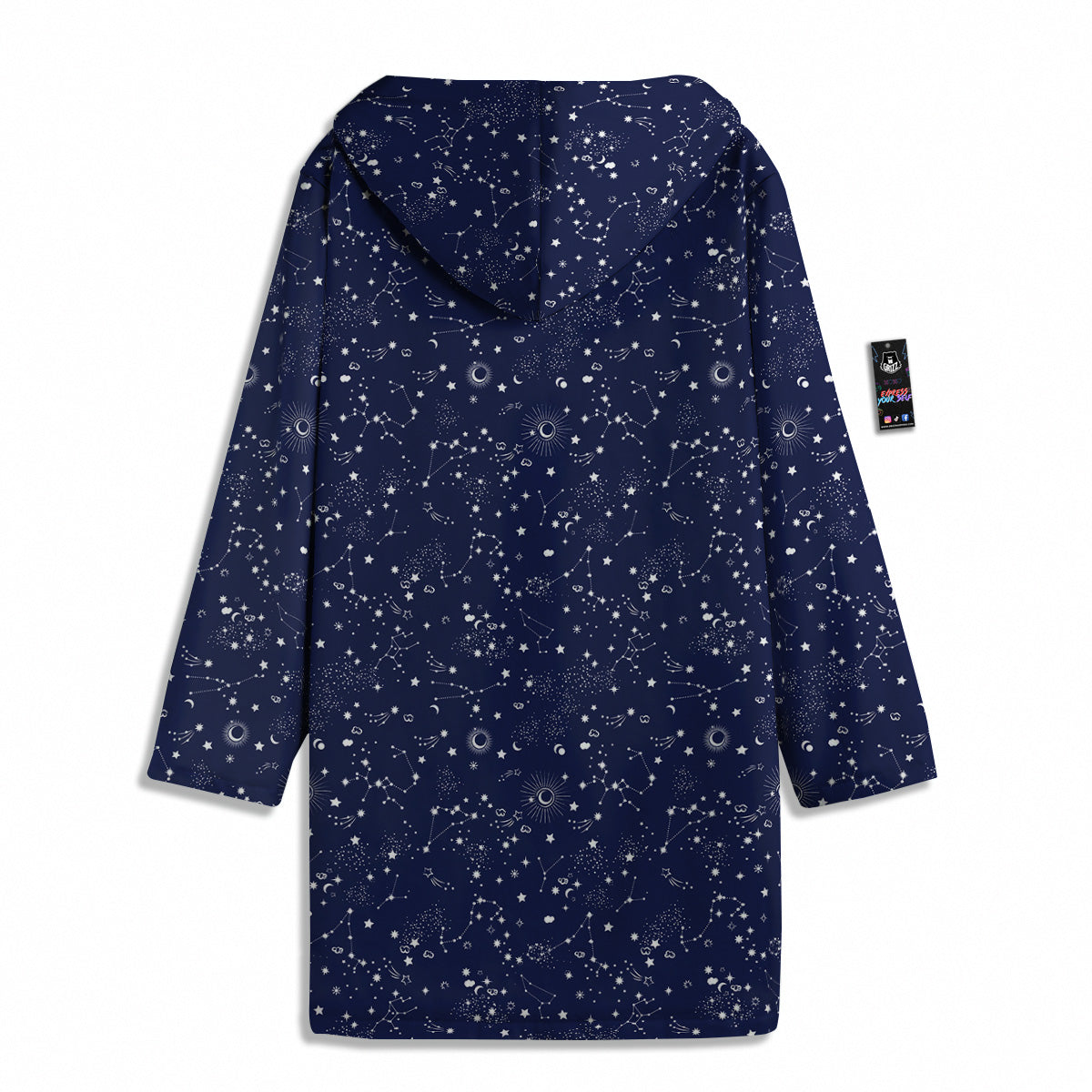 Space Constellation Print Pattern Men's Windbreaker Jacket-grizzshop