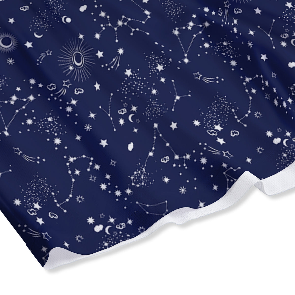 Sign Sagittarius Gold Print Mesh Shorts