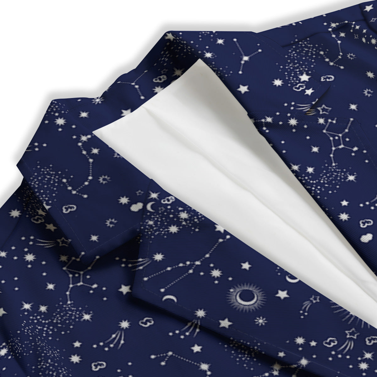 Space Constellation Print Pattern Women's Blazer-grizzshop