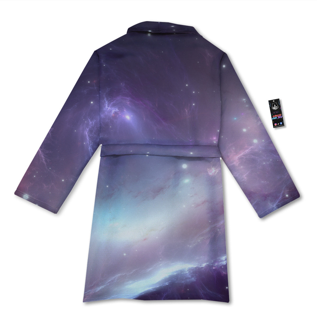 Space Cosmic Print Bathrobe-grizzshop