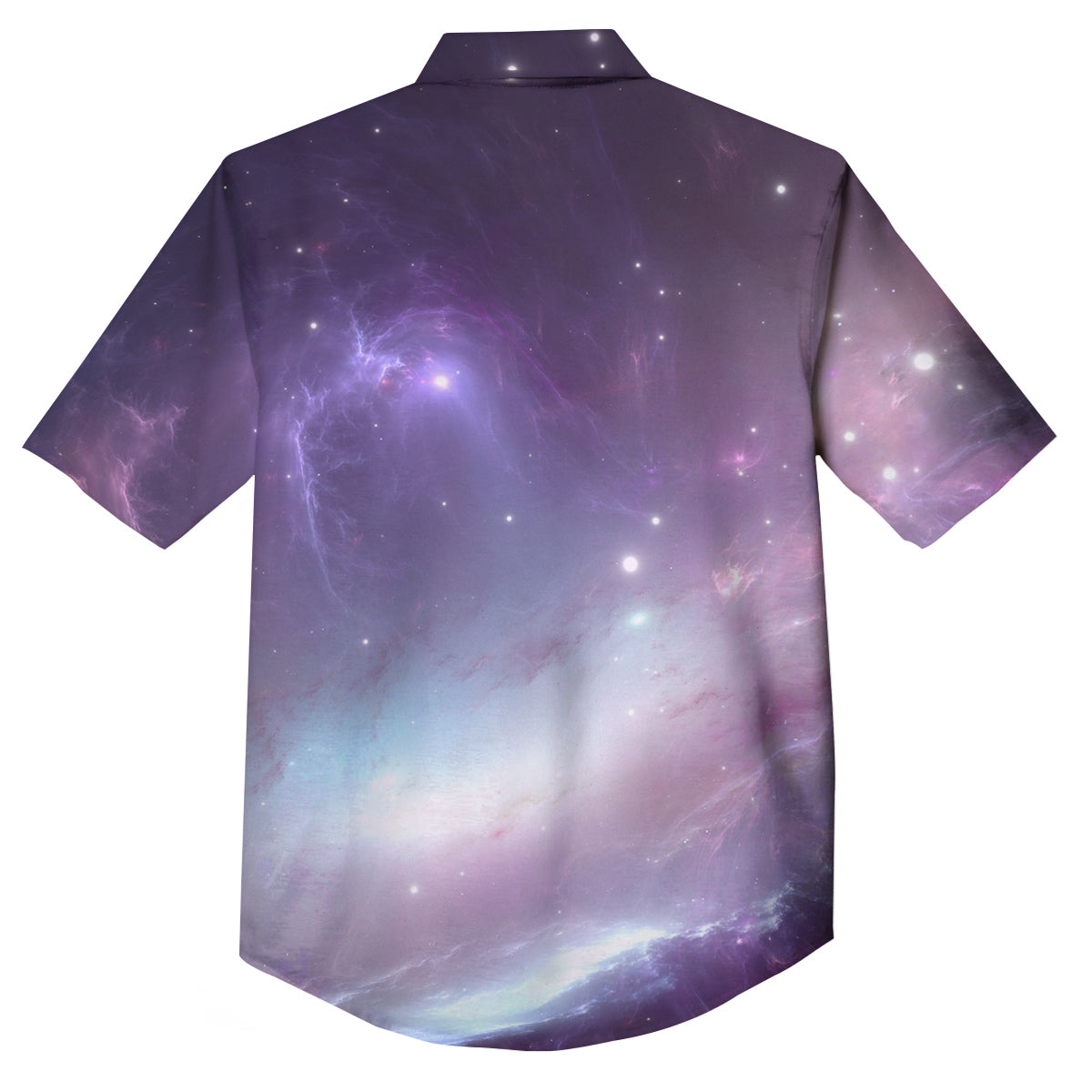 Space Cosmic Print Button Up Shirt-grizzshop