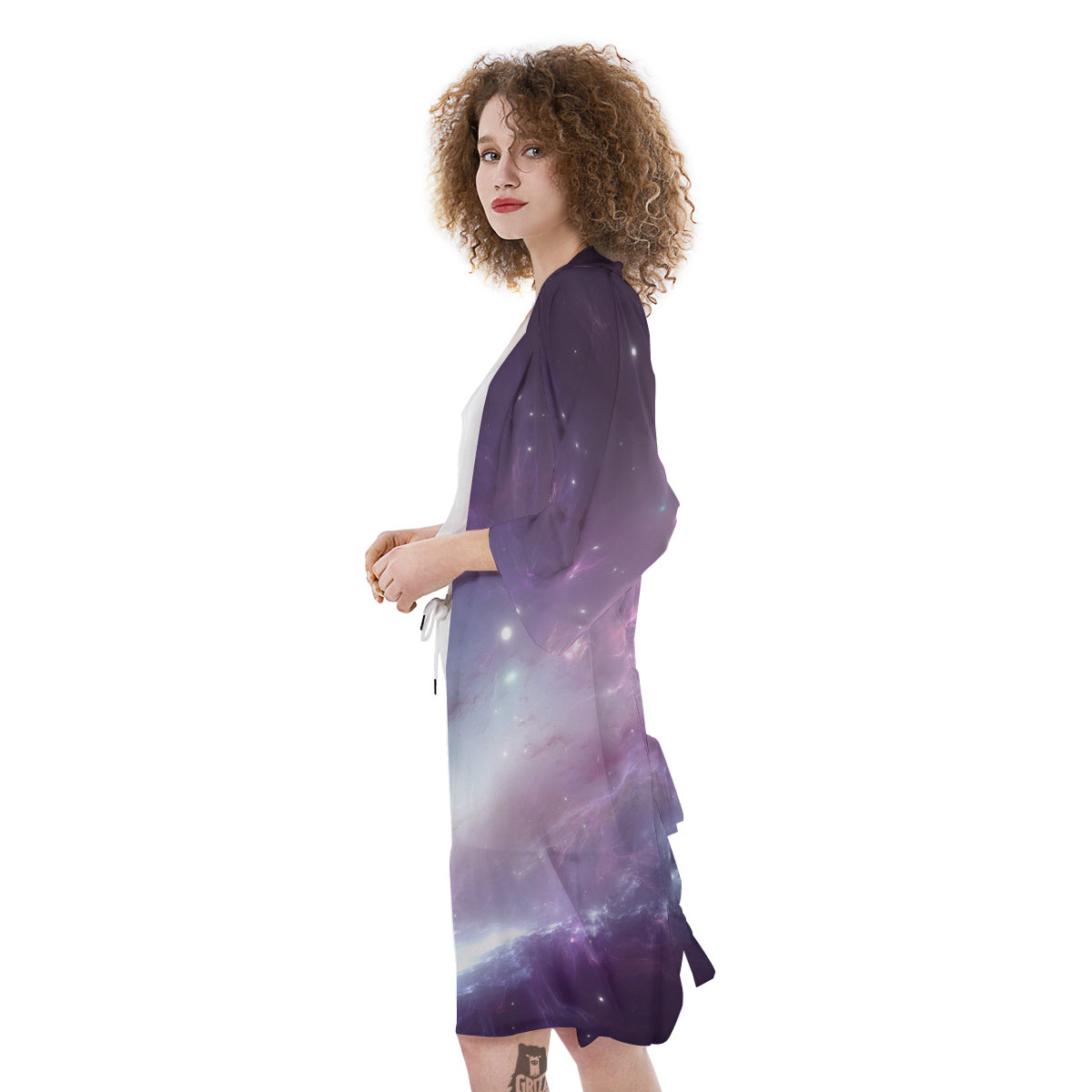 Space Cosmic Print Kimono-grizzshop