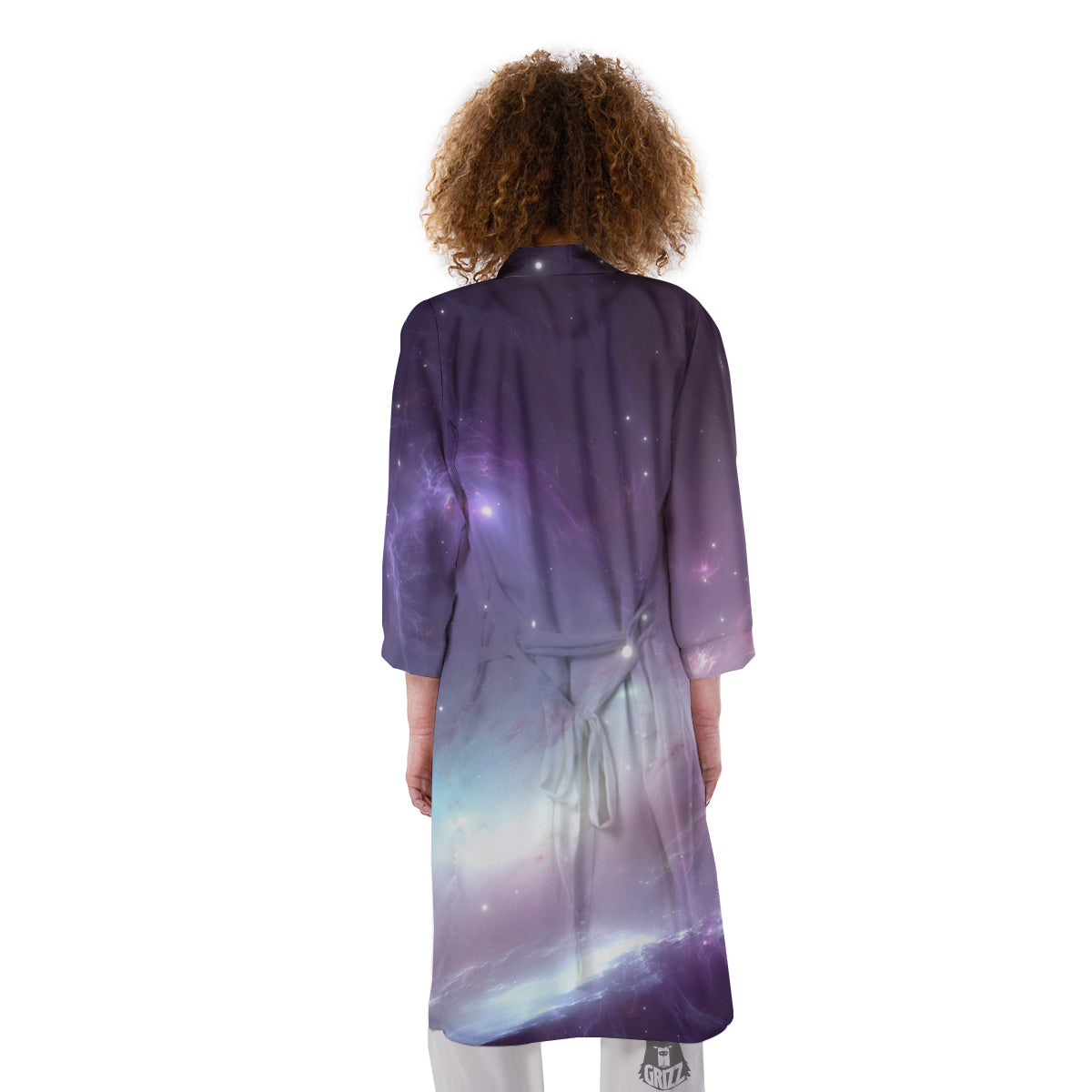 Space Cosmic Print Kimono-grizzshop