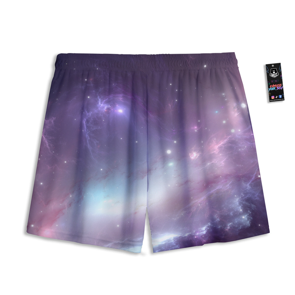 Signs Astrological And Gemini Print Mesh Shorts